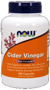 Cider Vinegar Diet Formula (180 Caps) NOW Foods